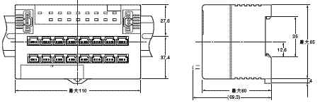 GT1-ID / OD 外形尺寸 5 GT1-ID16MX_Dim