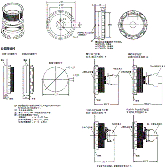 A22NE-PD / A22NE-P / A22E 外形尺寸 76 