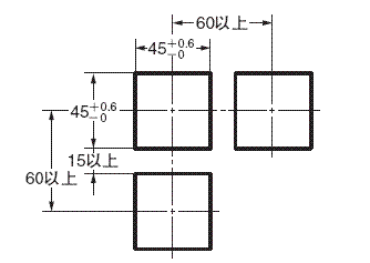 H7CX-R□-N 外形尺寸 5 