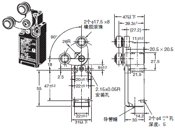 D4N 外形尺寸 38 