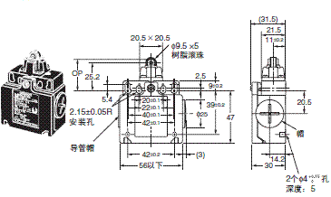 D4N 外形尺寸 52 