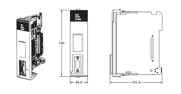 CS1W-LCB01 / LCB05 外形尺寸 2 