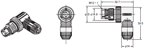 XS5 外形尺寸 31 XS5G-D[]S[]_Dim3