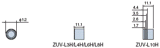 ZUV系列 外形尺寸 15 ZUV-L3H_Dim