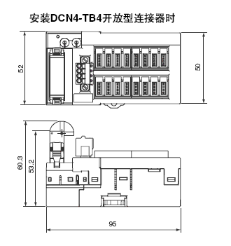 CRT1-□D16S(-1) / □D32S(-1) / □D16SH(-1) / □D32SH(-1) 外形尺寸 4 CRT1-MD16S (-1)_Dim