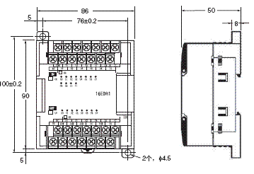 CP1E 外形尺寸 17 