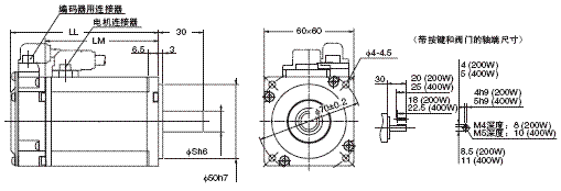 R88M-K, R88D-KT 外形尺寸 26 