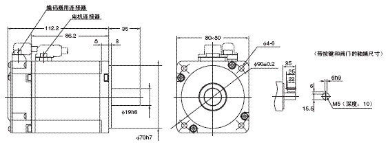 R88M-K, R88D-KT 外形尺寸 30 