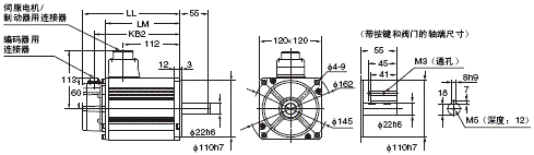 R88M-K, R88D-KT 外形尺寸 47 