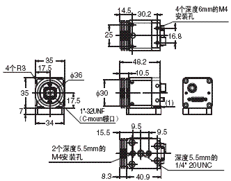 FZM1系列 外形尺寸 5 