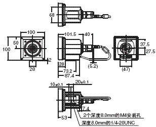 FZM1系列 外形尺寸 16 