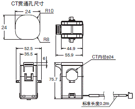 ZN-CTX / CTM 外形尺寸 6 