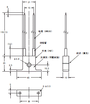 E5CC / E5CC-B / E5CC-U 外形尺寸 20 