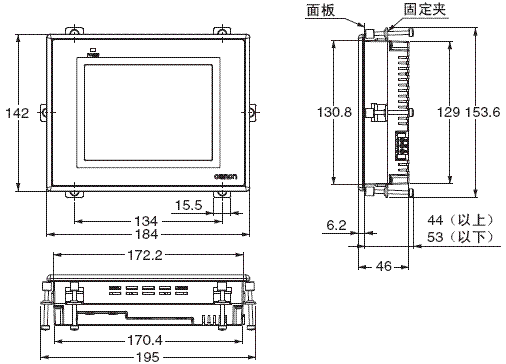 NB系列 外形尺寸 2 