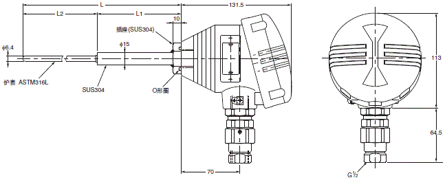 E52 (专用型) 外形尺寸 21 