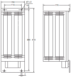 3G3MX2-ZV1 外形尺寸 25 