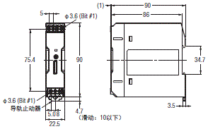 S8VK-G 外形尺寸 1 