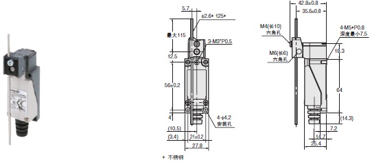 D4V-N 外形尺寸 2 