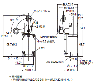 WL-N / WLG 外形尺寸 83 