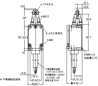 WL-N / WLG 外形尺寸 121 