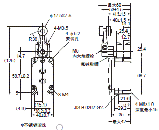 WL-N / WLG 外形尺寸 140 