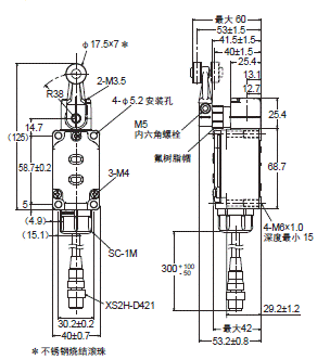 WL-N / WLG 外形尺寸 148 