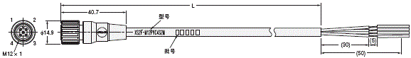 XS2F-M 外形尺寸 2 