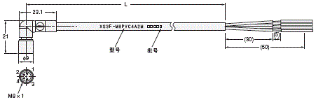 XS3F-M 外形尺寸 2 