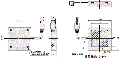 FLV系列 外形尺寸 58 