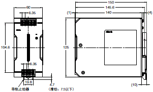 S8VK-T 外形尺寸 2 