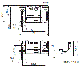 F3SG-R系列 外形尺寸 43 