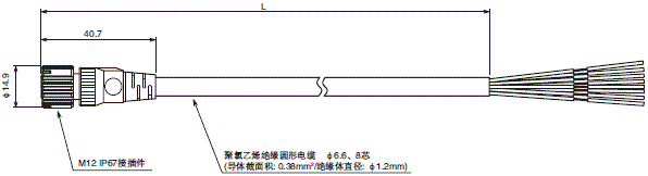 F3W-MA 外形尺寸 12 