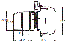 A22NN / A22NL 外形尺寸 20 