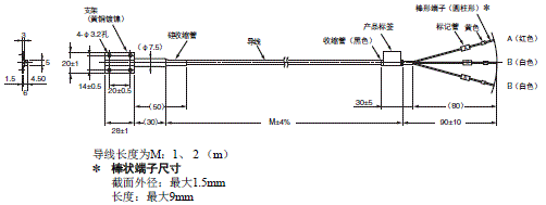 E52 专用型（棒状端子） 外形尺寸 7 