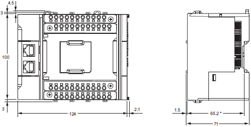 NX1P2 外形尺寸 3 