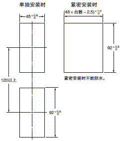 E5ED 外形尺寸 3 