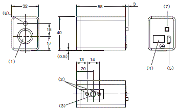 ES1-N 外形尺寸 2 