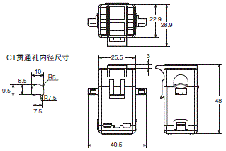 K6CM 外形尺寸 7 