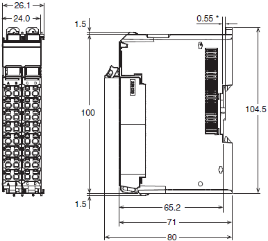 NX-TC 外形尺寸 5 