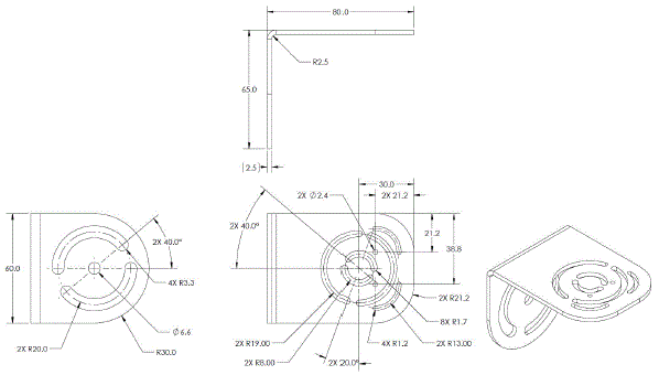 MicroHAWK F430-F/F420-F系列 外形尺寸 34 