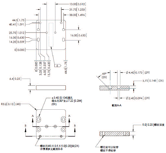 MicroHAWK F430-F/F420-F系列 外形尺寸 37 