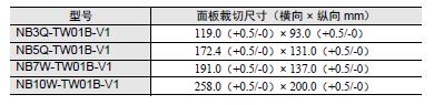 NB系列（-V1） 外形尺寸 5 