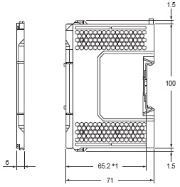 NX502-□□□□ 外形尺寸 4 