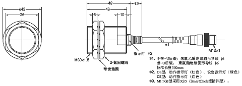 E2E(-Z) 外形尺寸 56 