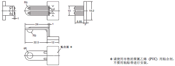 61F-GPN-V50 外形尺寸 10 