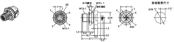 DeviceNet外围设备 外形尺寸 26 