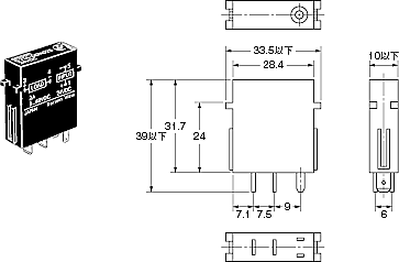 G3TA 外形尺寸 3 