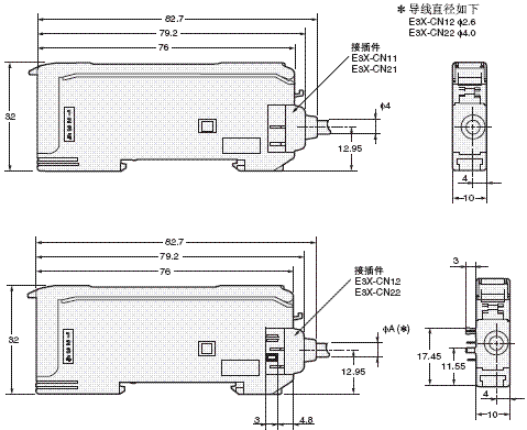 E3C-LDA 外形尺寸 11 