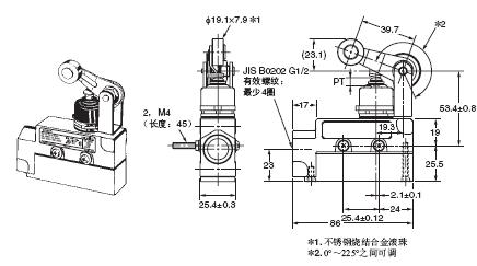 ZE / ZV / ZV2 / XE / XV / XV2 外形尺寸 21 ZE-NA2-2_Dim